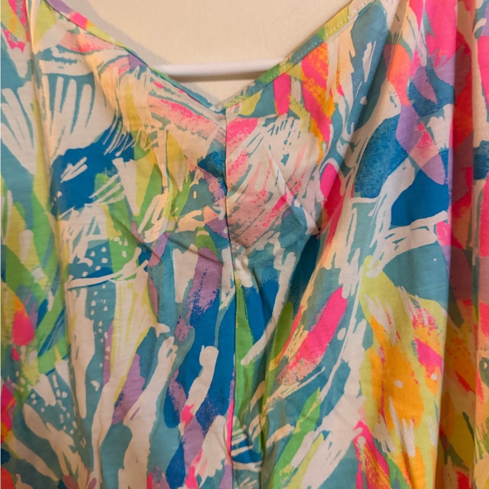 Lilly Pulitzer Colorful Abstract Midi Dress - Picture 2 of 3